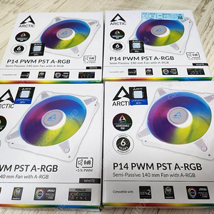 arctic p14 pwm pst a-rgb 4개