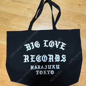 Big love record harajuku 토트백