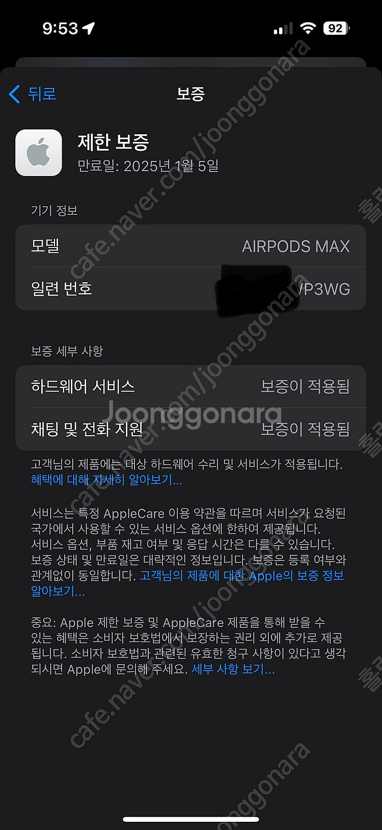 에어팟 맥스 (스그) 필아요--1