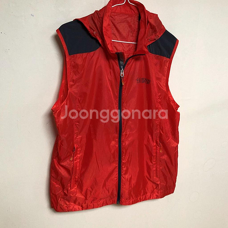 깨끗 코오롱 남성 여름 조끼 100L--1