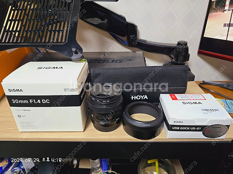 시그마 A 30mm F1.4 아트 삼식이 팔아요. UV...--0
