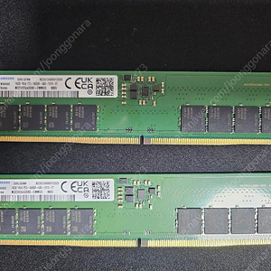 삼성 ddr5 램 pc5-5600 16gb 2개