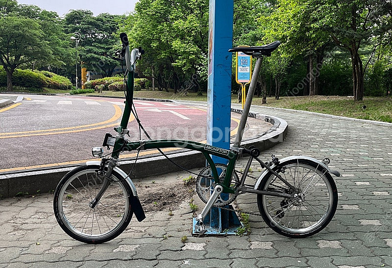 브롬톤 티탄(레이싱그린) 경량(8.7kg) 외장5단(벙...--1
