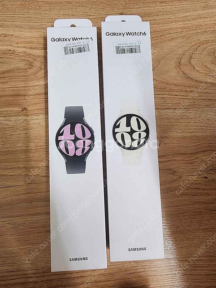 갤럭시워치6 40mm 미개봉 팔아요 베이지,블랙--0