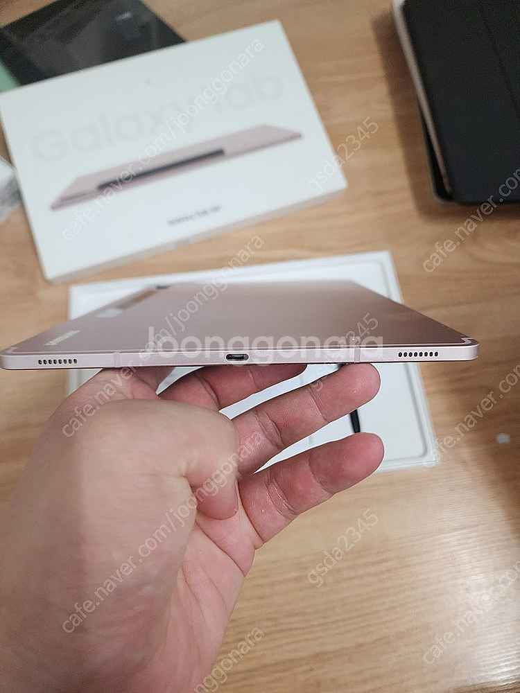 갤럭시탭 s8플러스 256기가 와이파이 핑크골드 ss급...--4