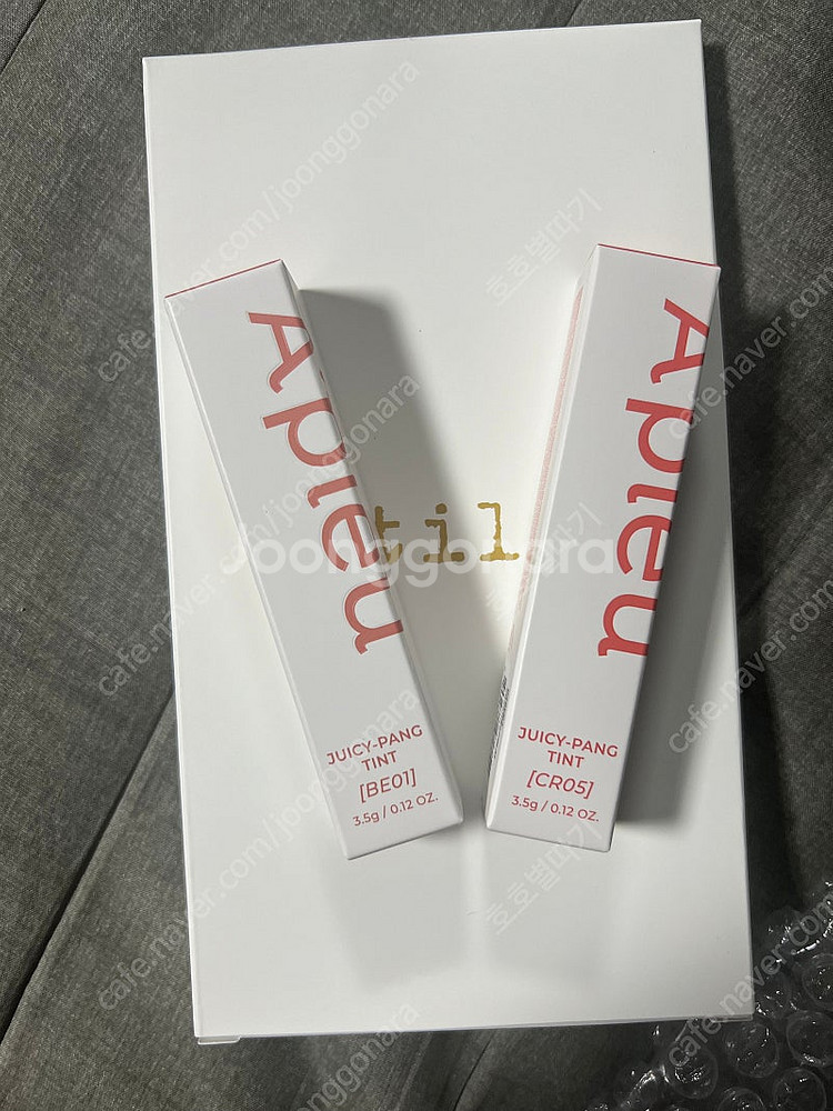 어퓨 과즙팡틴트 2개+손거울 세트로 팝니다--0
