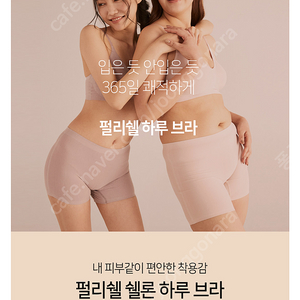 새상품 펄리쉘 감탄브라 브라+네모팬티 세트