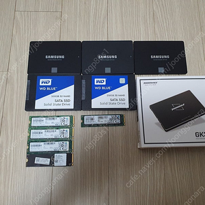 삼성 WD Nvme SSD 미사용 종류별 싸게 팝니다!!!