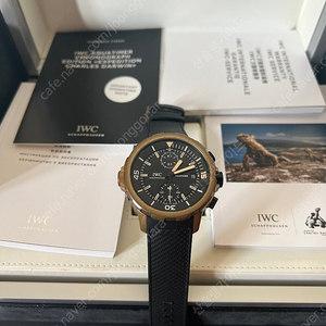 IWC 아쿠아타이머 찰스다윈에디션