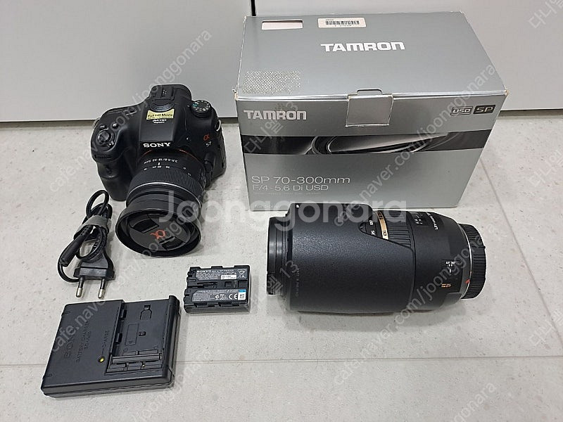 신품급 소니 a57 DSLT(DSLR) 렌즈2종(번들+...--0