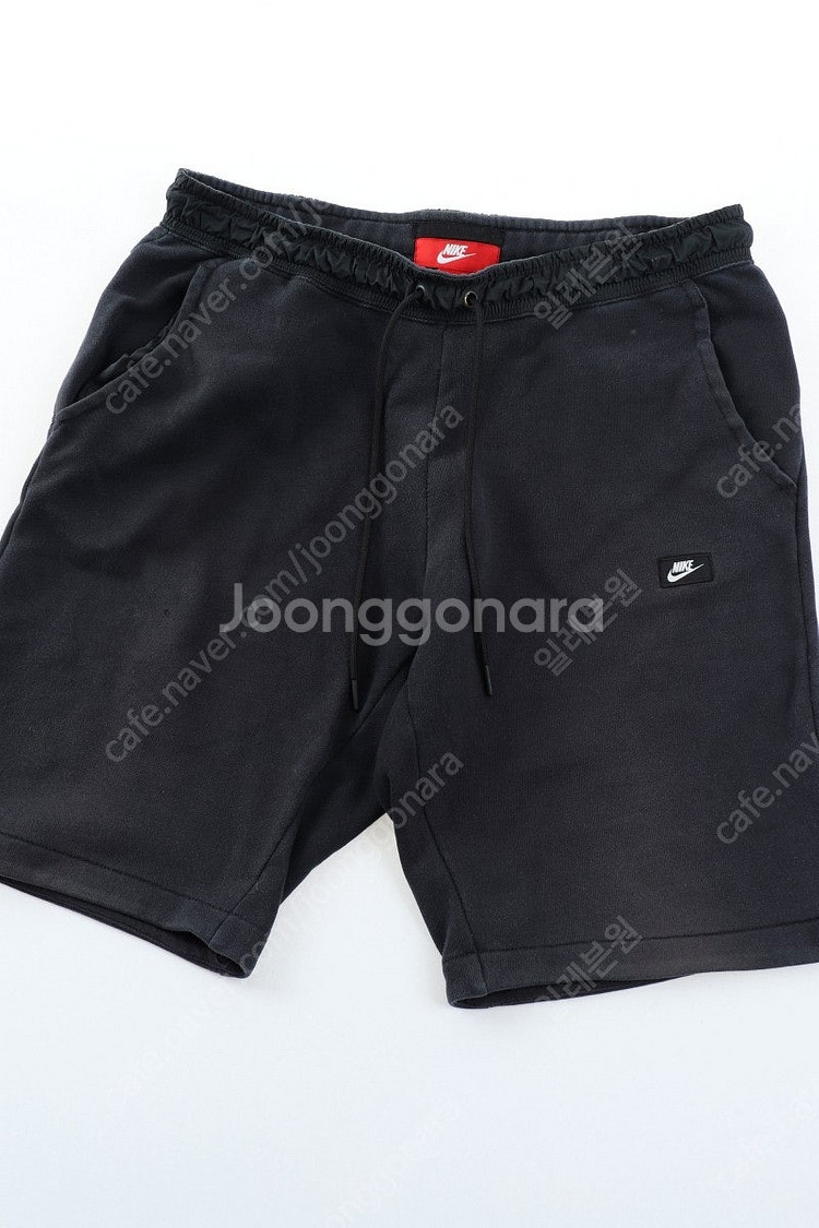 (XL) 나이키 트레이닝복 반바지 운동 차콜 테크팩 한...--0