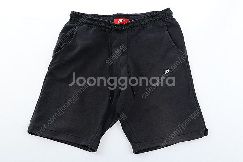(XL) 나이키 트레이닝복 반바지 운동 차콜 테크팩 한...--1