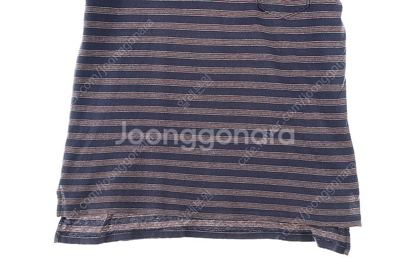 (M) 폴로 랄프로렌 반팔 카라 티셔츠 스트라이프 포켓--3