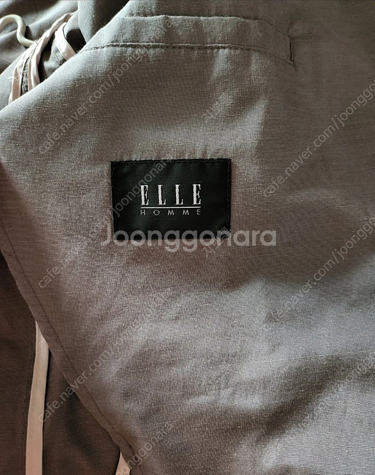 엘르(ELLE)남성트렌치쟈켓(양말덤)--5