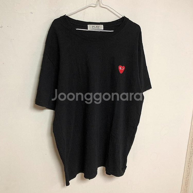 판매 꼼데가르송 남성 반팔티 105XL--1