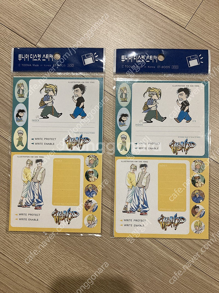 90년대 만화 힙합 디스켓 스티커 1점당 1,500원 ...--0