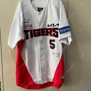 기아타이거즈 유니폼 아이앱스튜디오 홈 어센틱 김도영 자수마킹 110 팝니다(다른선수사인) kia tigers IAB studio