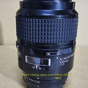 니콘 af 105mm f2.8 ais 마크로렌즈 non D 298848 C급