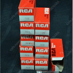 RCA 7C5 ( 록탈 6V6 ) NOS NIB 박스신품 8개