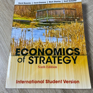 전략경제론 6판 팝니다(Economics of Strategy) 5000원