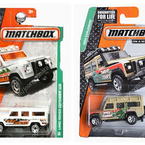 미개봉))랜드로버 매치박스 디펜더 미니카 지프 Matchbox Land Rover Defender 110