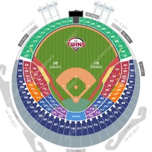 9/7 (토) LG vs 한화 3루 222 오렌지(응원석) 4연석 판매합니다.