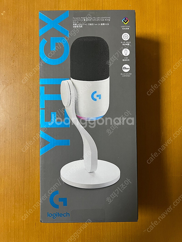 (미사용)로지텍 G Yeti GX 콘덴서마이크. 게이밍마이크 판매해요.--0