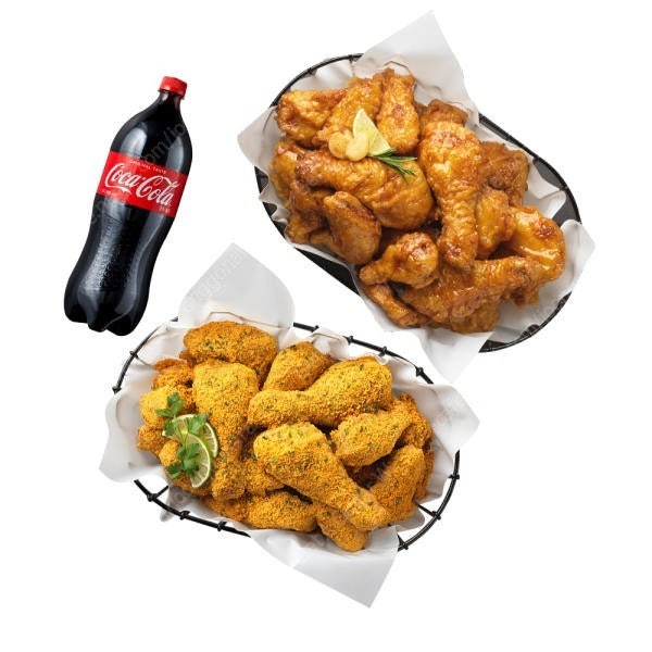 종류 여럿// (뿌링클, 맛초킹, 후라이드 치킨, 양념...--0