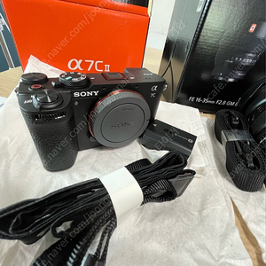 소니 SONY A7C2 블랙// A7M4 블랙 // FE 16-35 GM2 // FE 85 GM/ 미사용 정품등록x 판매합니다