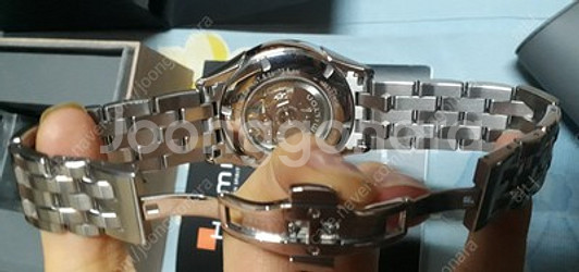 해밀턴 오픈하트 최신형 아이스블루 42mm 2020년산...--4