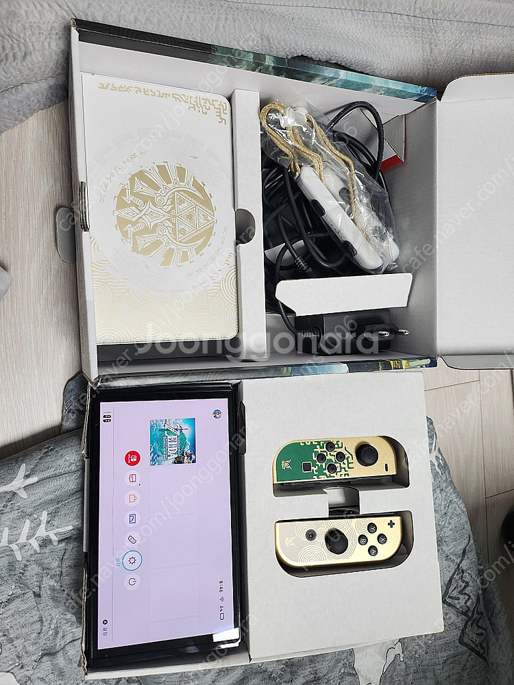 닌텐도스위치OLED젤다에디션,젤다왕눈,겜맥무선컨트롤러--1