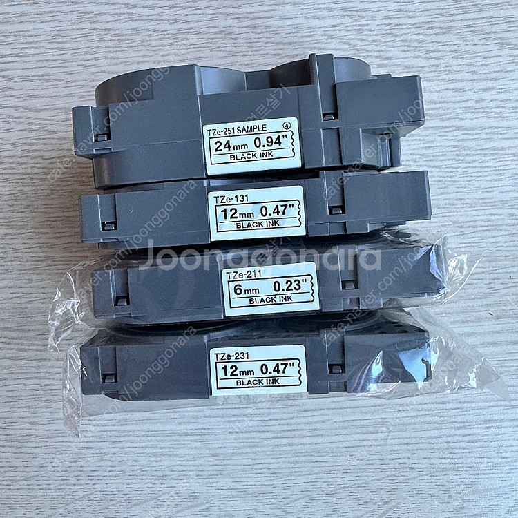 브라더 라벨 프린터 PT-P700 및 카트리지 5개--3