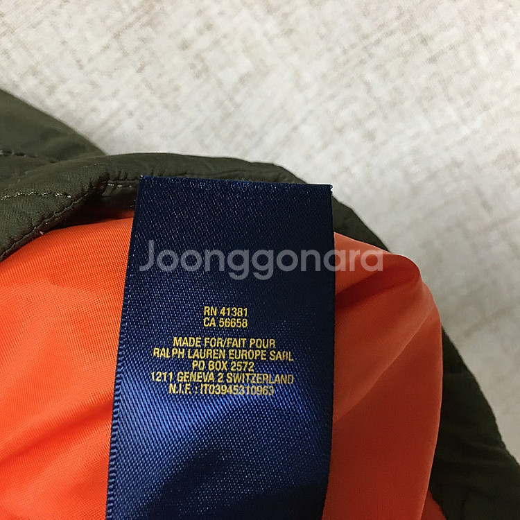 랄프로렌폴로 키즈 퀼팅 자켓 3Y--5