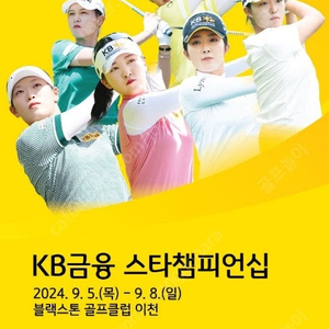 KLPGA KB금융스타챔피언십 골프 갤러리 입장권 팝니다.