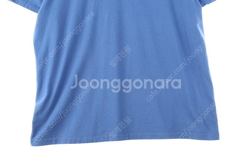 (XL) 폴로 랄프로렌 반팔 티셔츠 작은데미지 블루 면--2