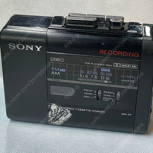 소니 워크맨 SONY WA-44 라디오작동