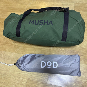 DOD MUSHA 무샤텐트 (카키색상) 판매합니다.