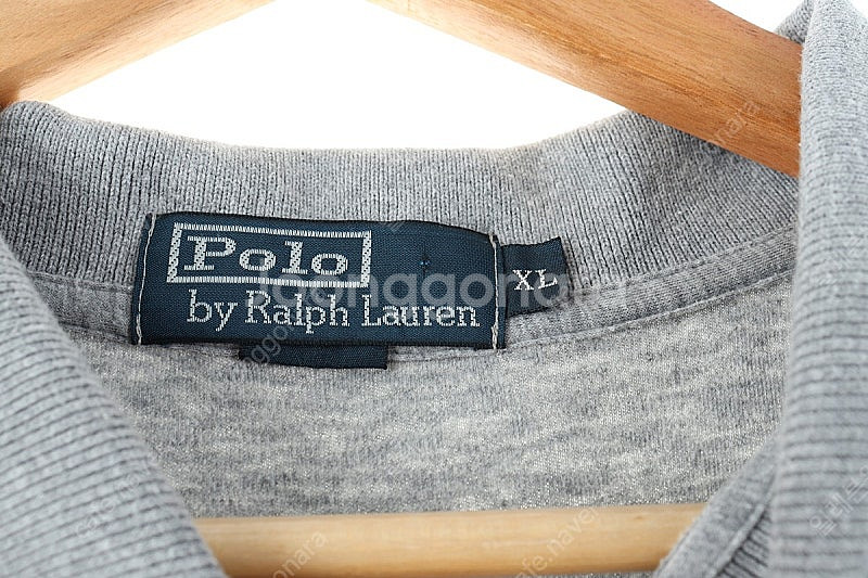 (XL) 폴로 랄프로렌 반팔 카라 티셔츠 팔쪽데미지 그...--4
