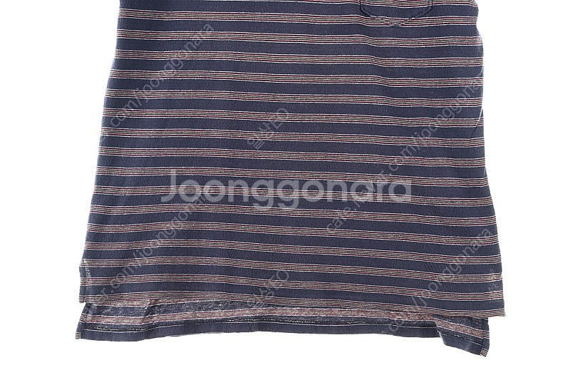 (M) 폴로 랄프로렌 반팔 카라 티셔츠 스트라이프 포켓--3