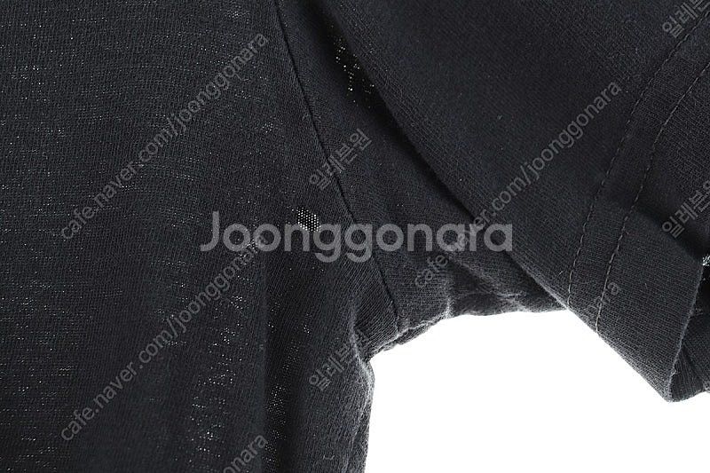 (M) 폴로 랄프로렌 반팔 티셔츠 데미지 블랙 무지 기...--4