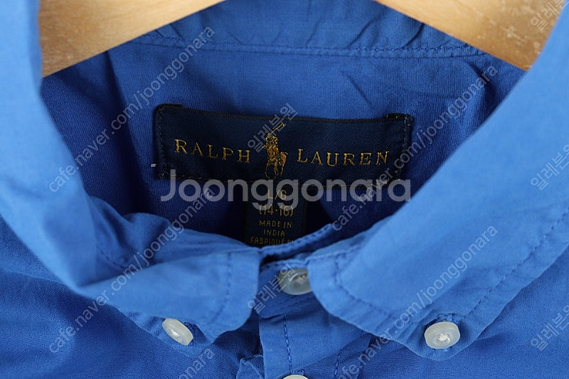 (M-L) 폴로 랄프로렌 반팔셔츠 남방 부분이염 무지 ...--3