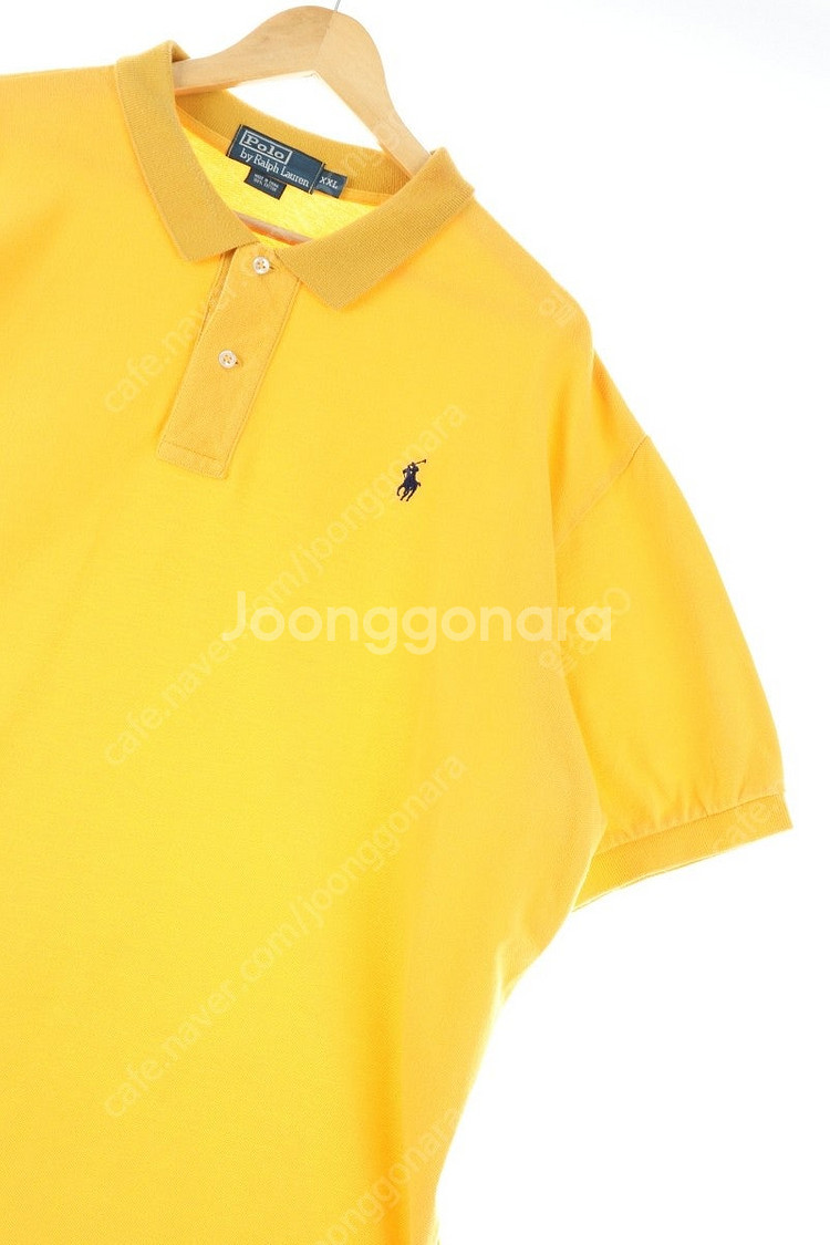 (2XL) 폴로 랄프로렌 반팔 카라 티셔츠 부분이염 빅...--0