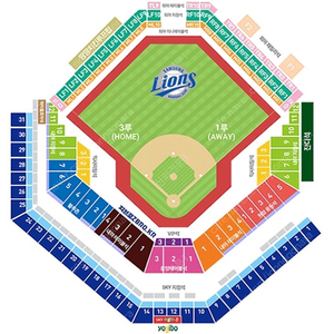 7일(토) 삼성라이온즈 NC다이노스 3루,중앙 SKY 스카이상단석 양도합니다