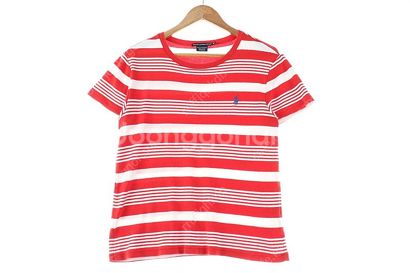 W(XL) 폴로 랄프로렌 반팔 티셔츠 레드 스트라이프 ...--1