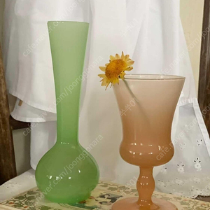 빈티지 오팔린화병(두개 일괄)