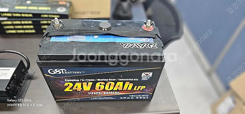 gsp 24v 60a 리튬 인산철 배터리 판매--0