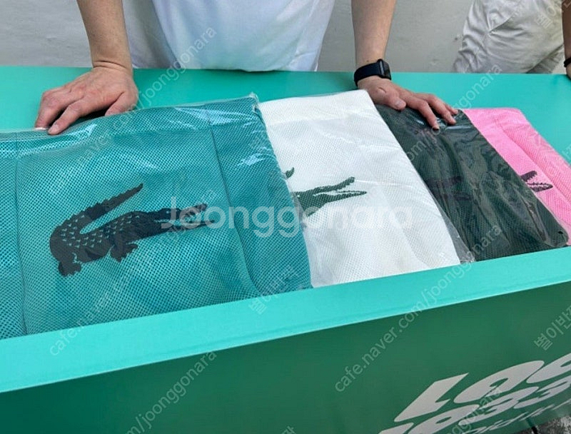 구해요... 라코스테 메쉬백 - 팝업스토어 가방 구합니...--2