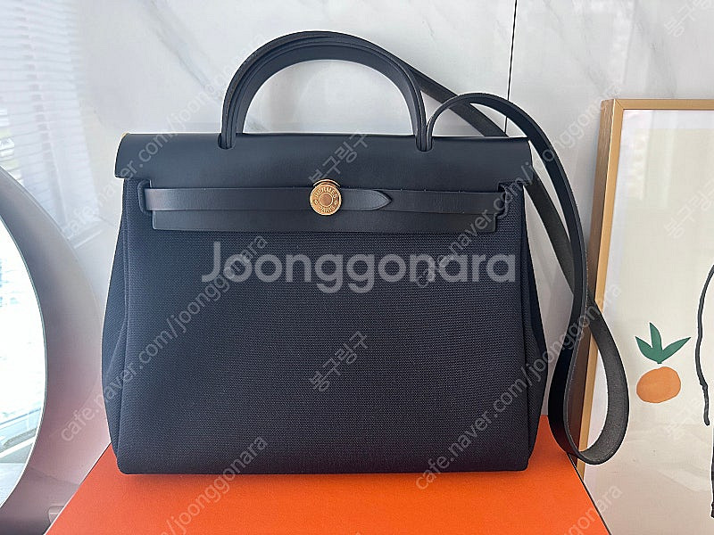 에르메스 에르백31(블랙금장)--0