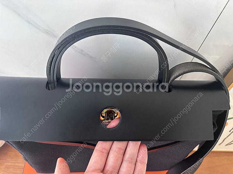에르메스 에르백31(블랙금장)--2