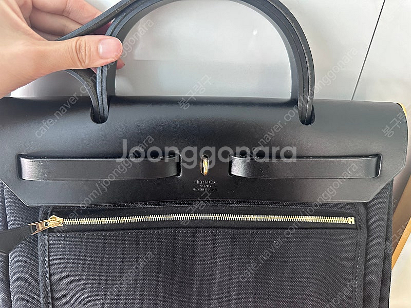 에르메스 에르백31(블랙금장)--3